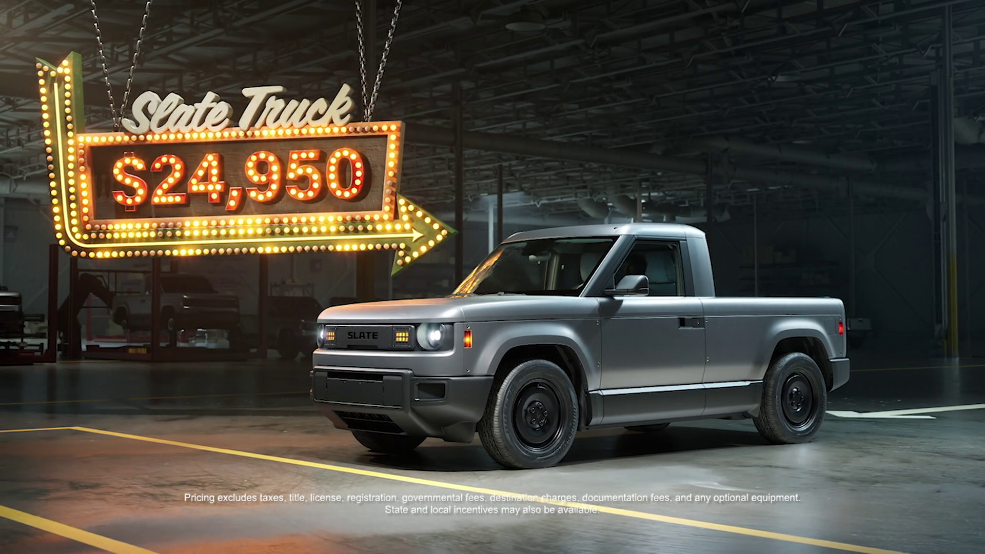 Slate electric truck preorder campaign