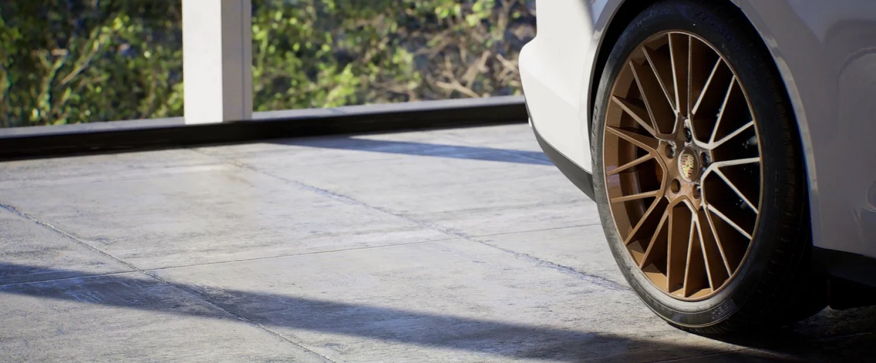 Porsche in motion