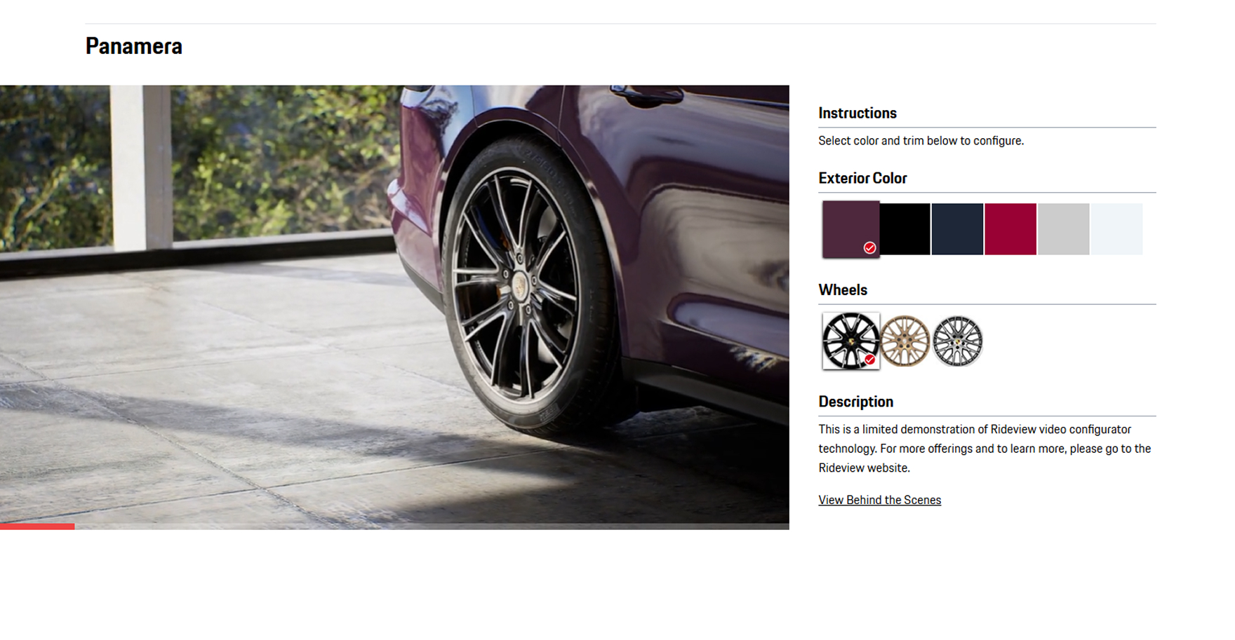 Configurator interface